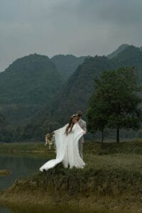 Novomanželé - svatba v přírodě, Vietnam