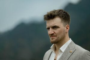 Svatba v přírodě, ženich - Vietnam