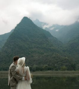 Novomanželé - svatba v přírodě, Hoi An, Vietnam