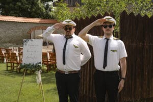 Přípravy - svatba ve svatební stodole Most