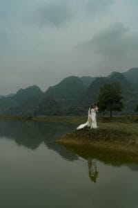 Novomanželé - svatba v přírodě, Vietnam