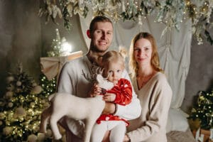 Lifestyle, rodinná Vánoční fotografie - Chomutov