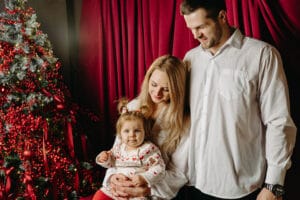 Lifestyle, rodinná Vánoční fotografie - Chomutov